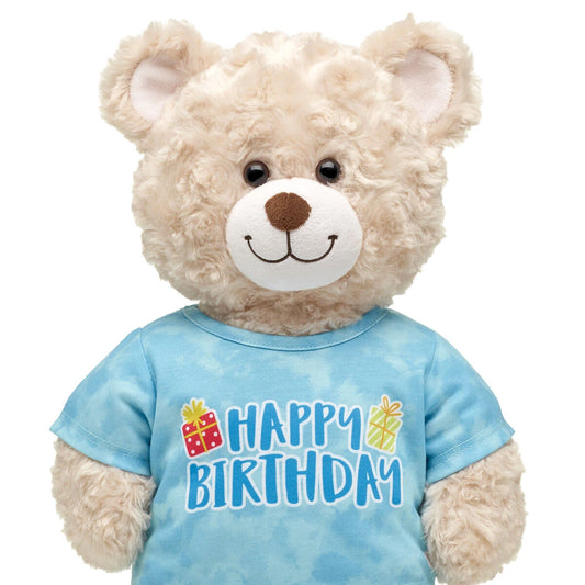 Blue Tie-Dye Birthday T-Shirt for Plush Toys | Build-A-Bear® - US 5172