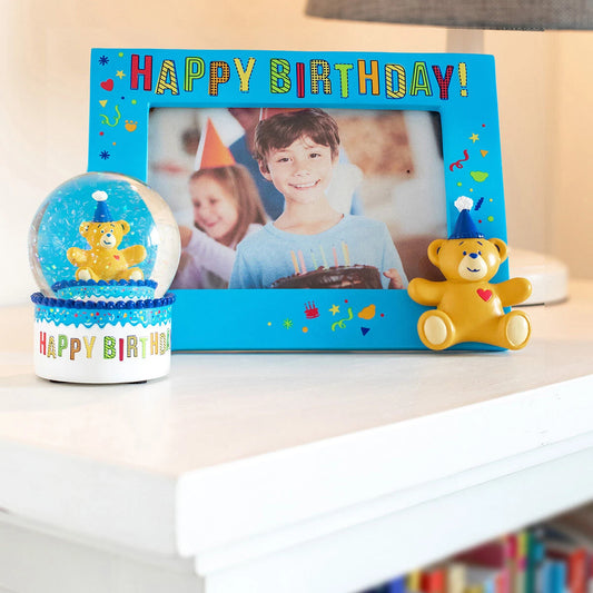 Build-A-Bear® Happy BEARthday! Blue Photo Frame - US 6787