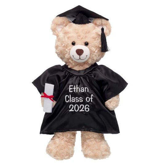 Personalized Embroidered Black Graduation Set | Build A Bear - US 1793