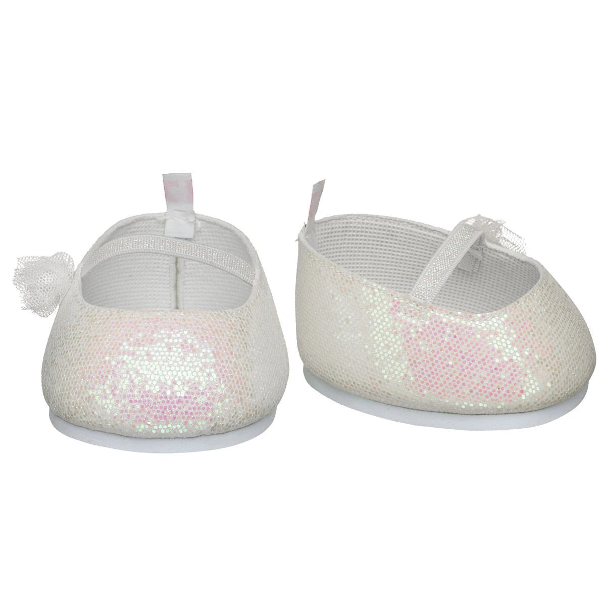 White Sparkle Flats for Stuffed Animals | Build-A-Bear® - US 3345