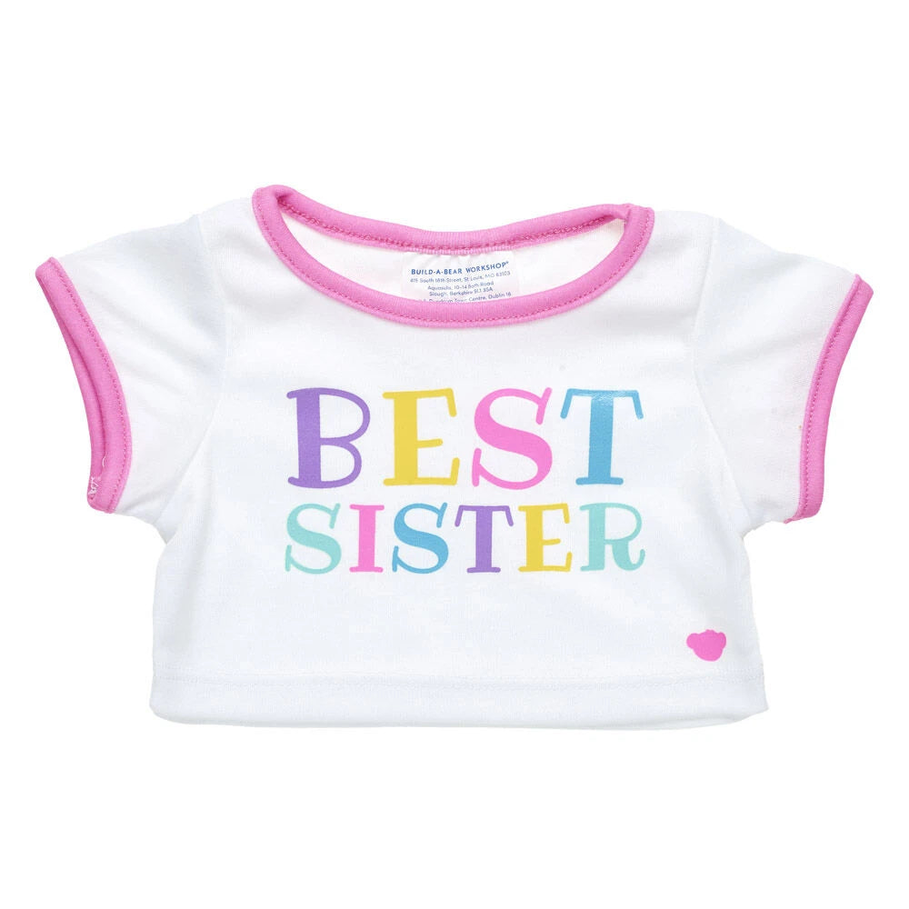 Pastel Swirl Kitty Stuffed Animal "Best Sister" Gift Set | Build-A-Bear® - US 9459