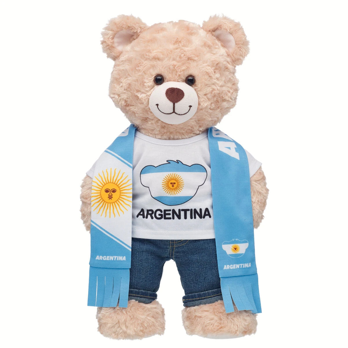 Argentina Scarf & T-Shirt Set | Build-A-Bear - US 4590