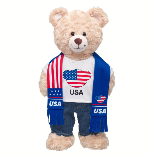 USA Scarf & T-Shirt Set | Build-A-Bear - US 1715