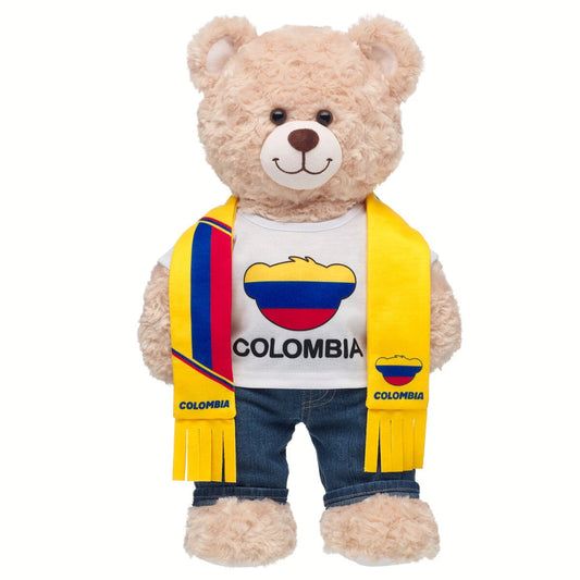 Colombia Scarf & T-Shirt Set | Build-A-Bear - US 9575
