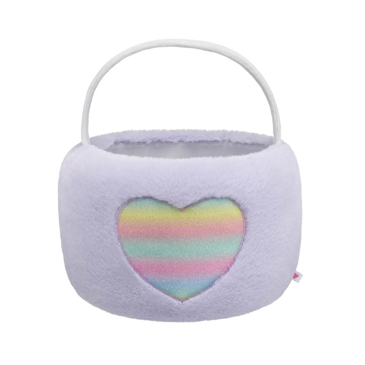 Purple Pastel Heart Easter Basket for Stuffed Animals | Build-A-Bear® - US 8097