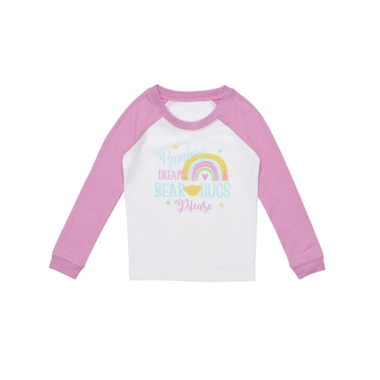 Build-A-Bear Pajama Shop™ Rainbow Dreams & Bear Hugs Please PJ Top - Toddler & Youth - US 7357