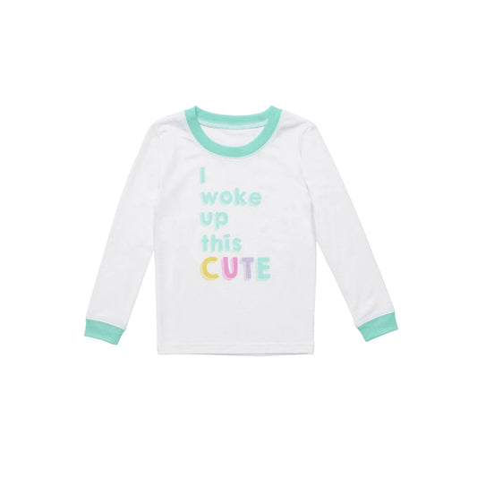 Build-A-Bear Pajama Shop™ "I Woke Up This Cute" PJ Top - Toddler and Youth - US 8180