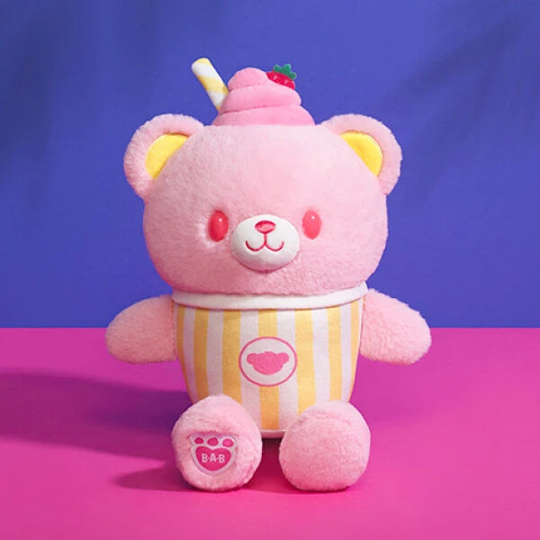 Strawberry Lemonade Bear Slushie Plushie | Build-A-Bear - US 1383
