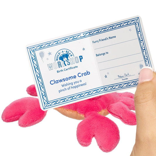 Build-A-Bear Mini Beans Clawsome Crab Stuffed Animal | BAB - US 8899