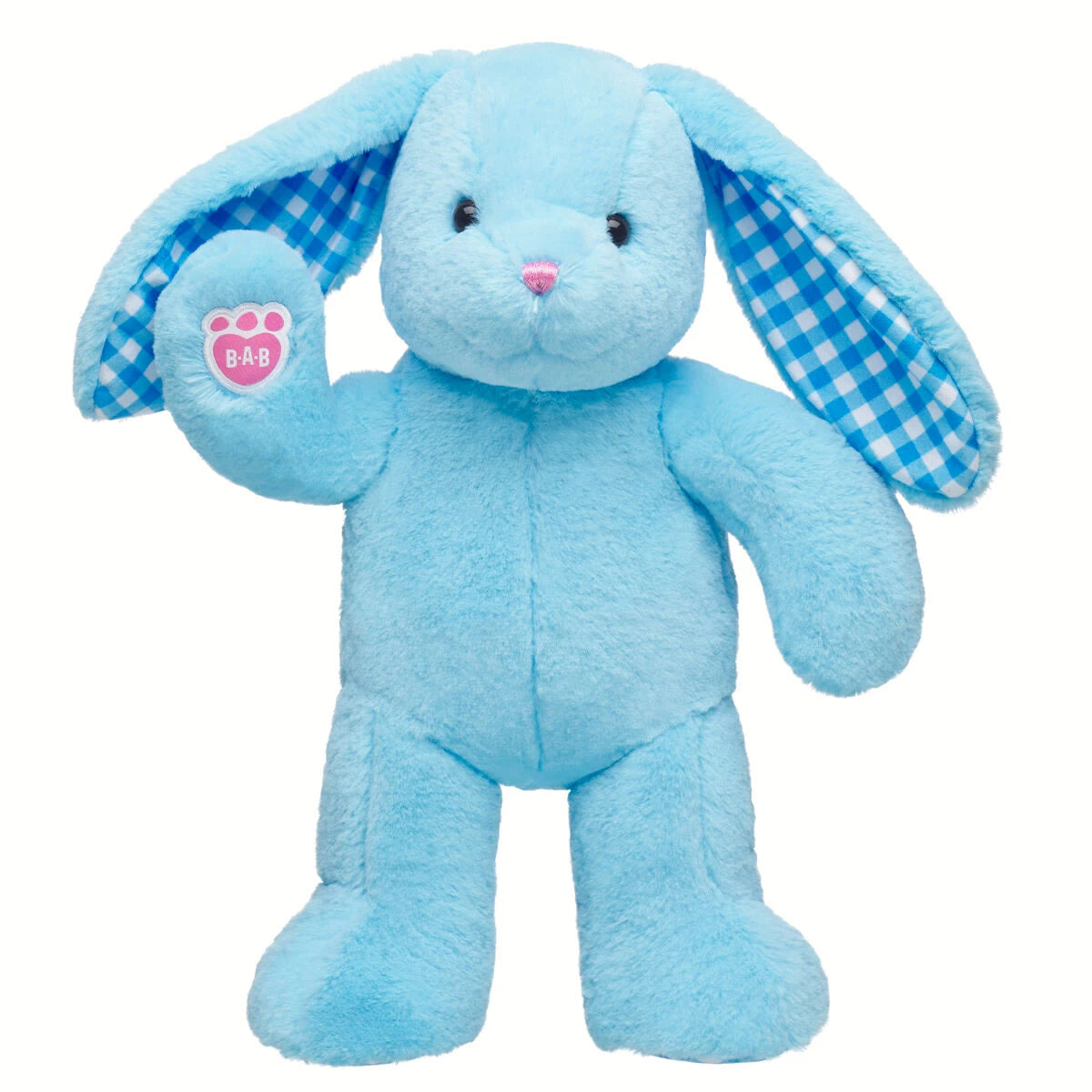 Blue Gingham Pawlette Bunny Plush | Build-A-Bear - US 8301