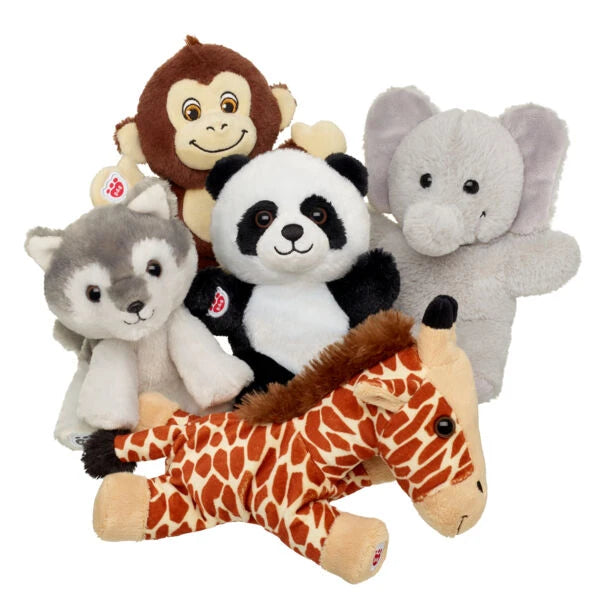 Build-A-Bear Mini Beans Wolf Pup Stuffed Animal | Build-A-Bear® - US 2202