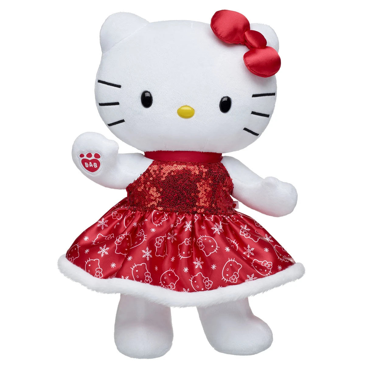 Hello Kitty® Red Holiday Dress for Plush Toys | Build-A-Bear® - US 1379