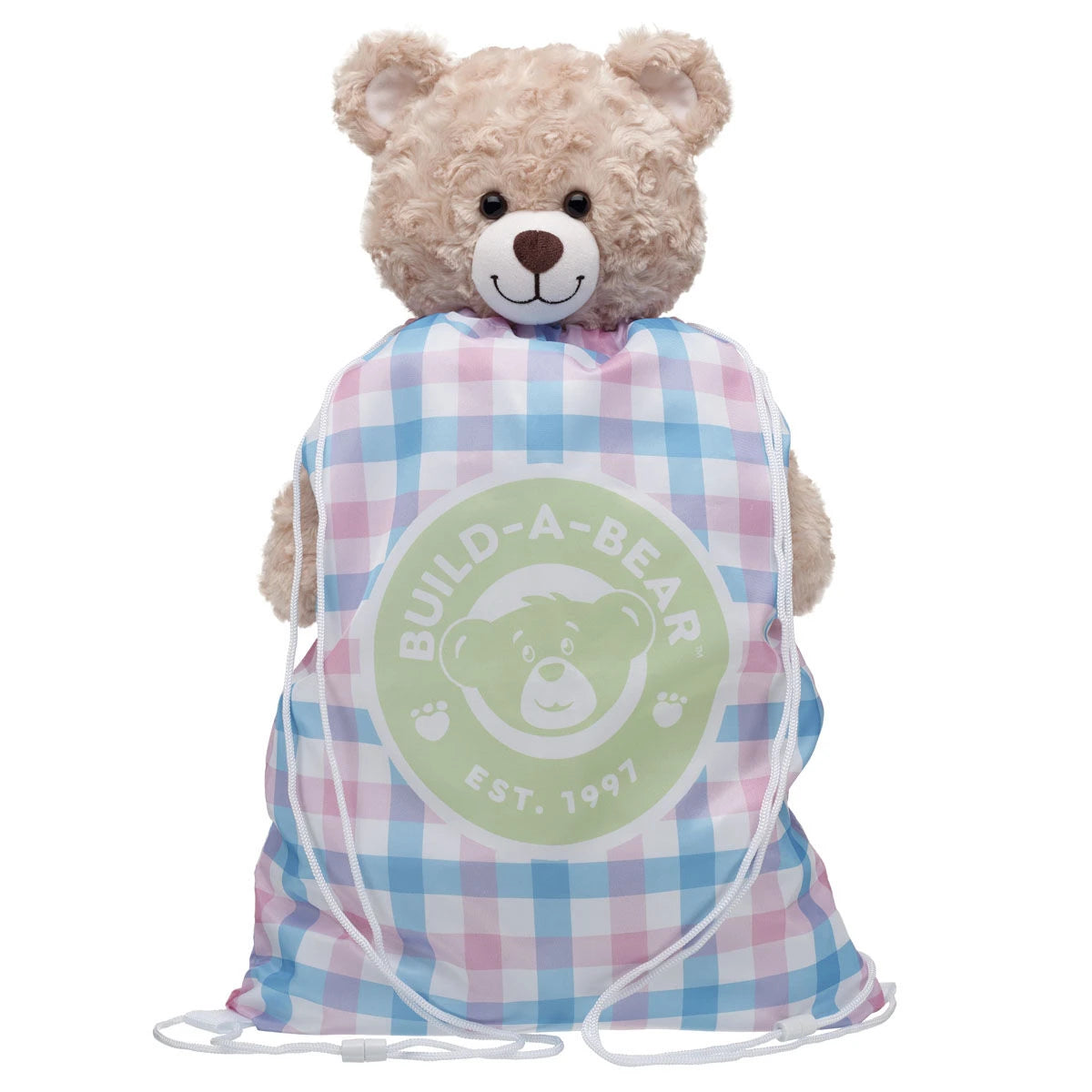 Spring Gingham Toy Bear Carrier | Build-A-Bear - US 9479