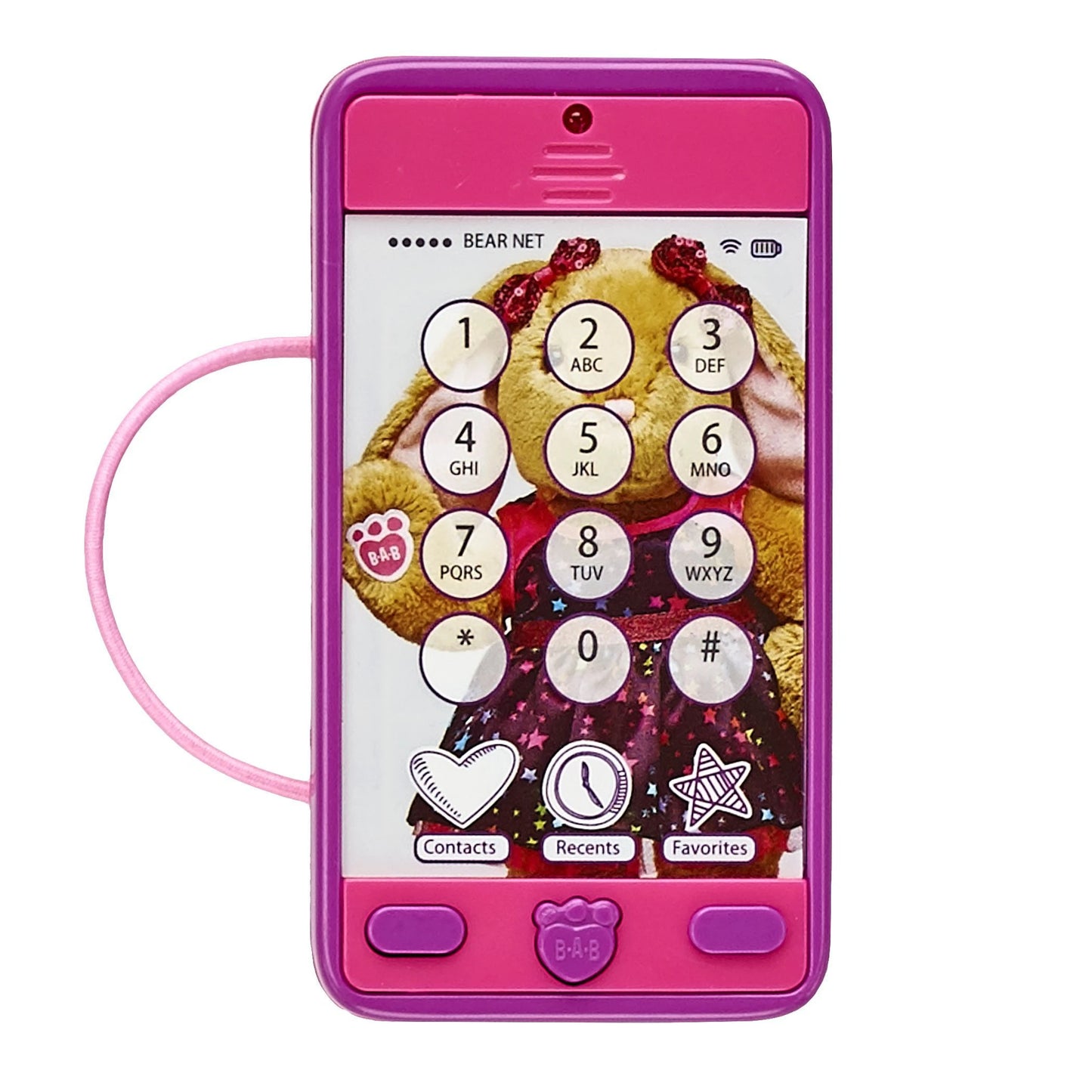 Fuchsia Toy Smartphone for Stuffed Animals | Build-A-Bear® - US 2845