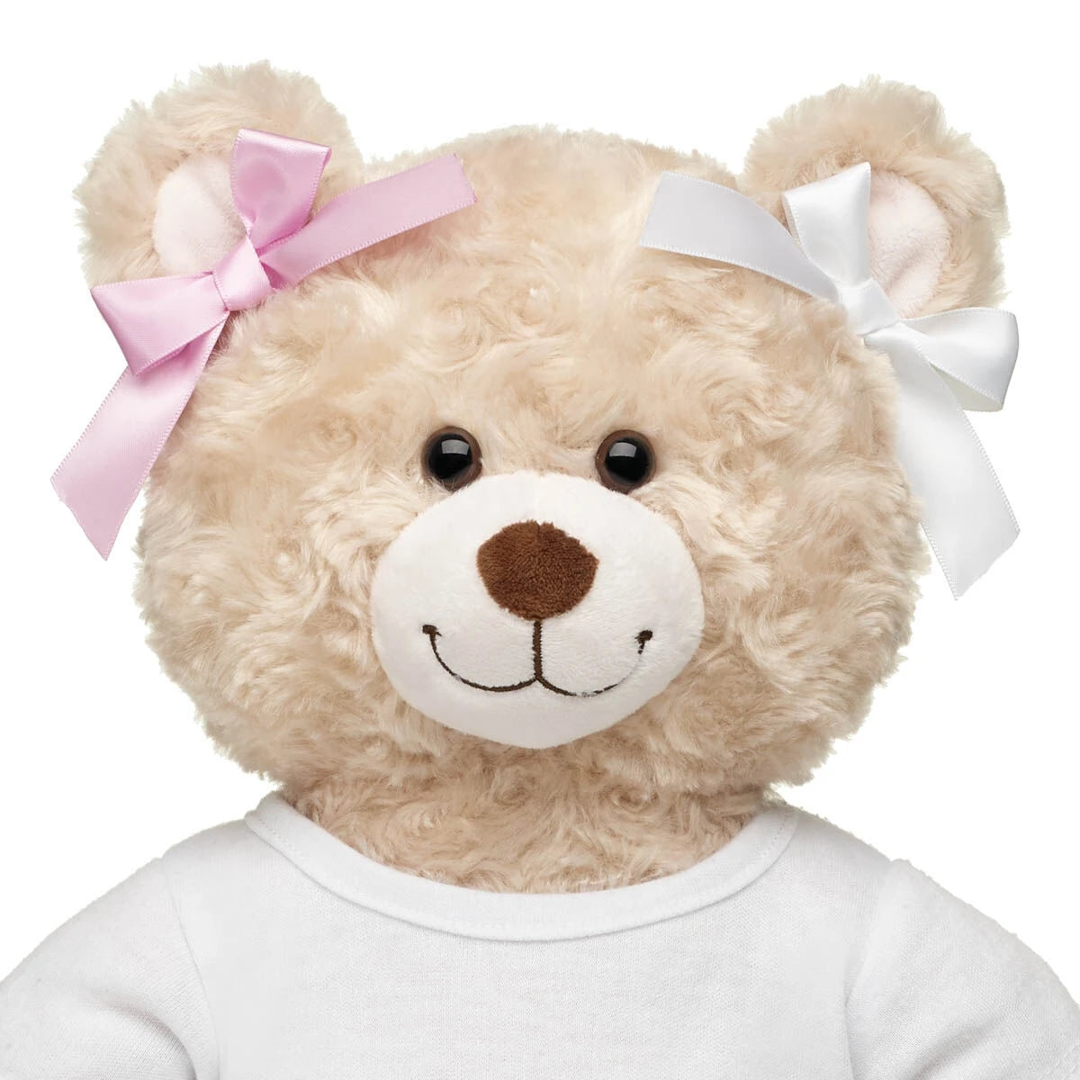 Pink & White Ribbon Bows 4 pc for Plush Toys | Build-A-Bear® - US 6472