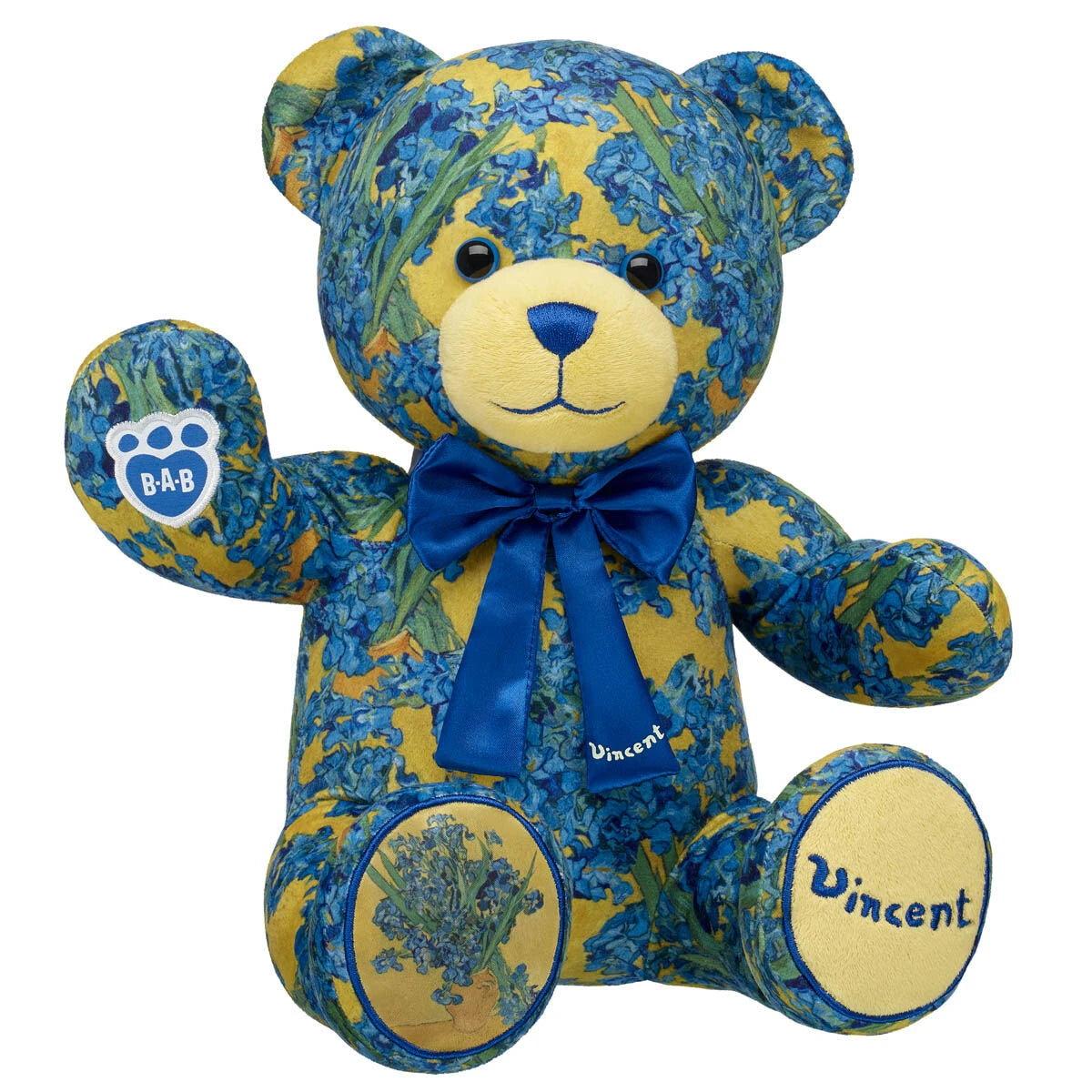 Build-A-Bear x Van Gogh Museum Irises Bear Gift Bow - US 3884