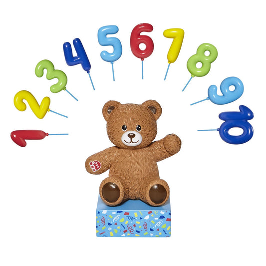 Build-A-Bear® Brown Bear Base with CeleBEARate Balloon Inserts (1-10) - US 2485