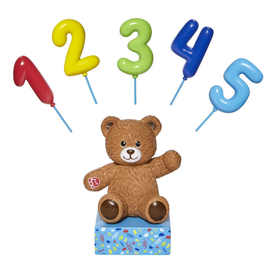 Build-A-Bear® Brown Bear Base with CeleBEARate Balloon Inserts (1-5) - US 9512