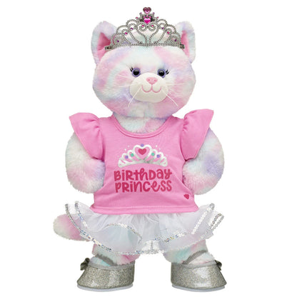 Plush Pastel Swirl Kitty Birthday Gift Set - US 3919