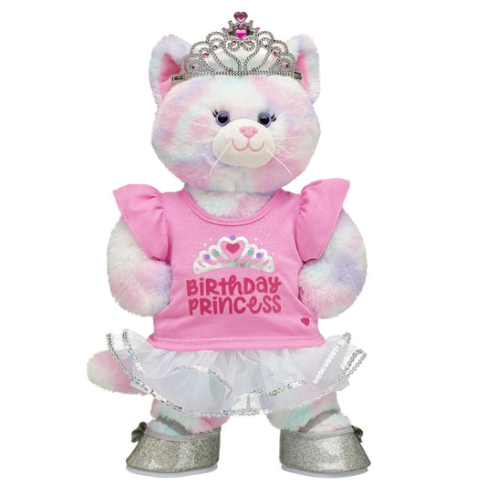 Plush Pastel Swirl Kitty Birthday Gift Set - US 3919