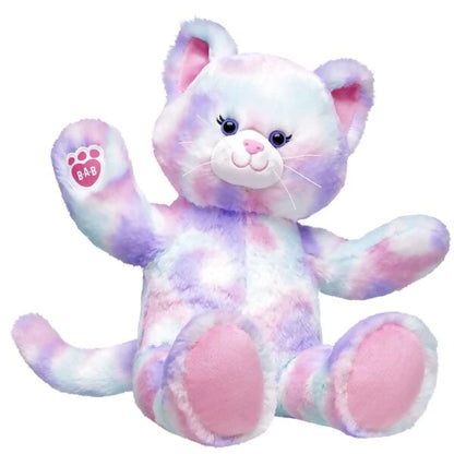 Online-Only Pastel Swirl Kitty Black Cheer Uniform Set | Build-A-Bear® - US 8332