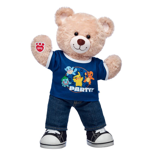 Happy Hugs Teddy Pokémon Party Gift Set | Build-A-Bear® - US 4346