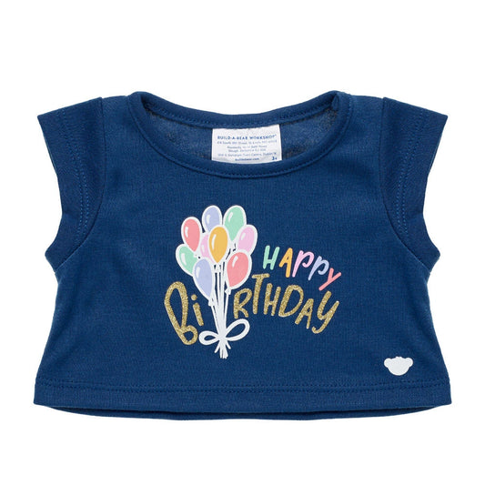 Birthday Balloons T-Shirt for Stuffed Animals | Build-A-Bear® - US 2098