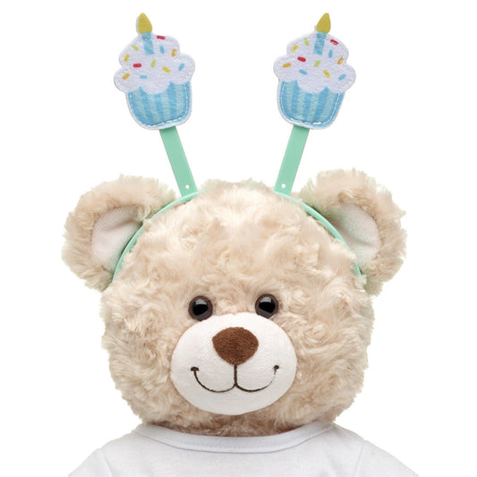 Birthday Cupcake Headband for Plush Toys - US 4783
