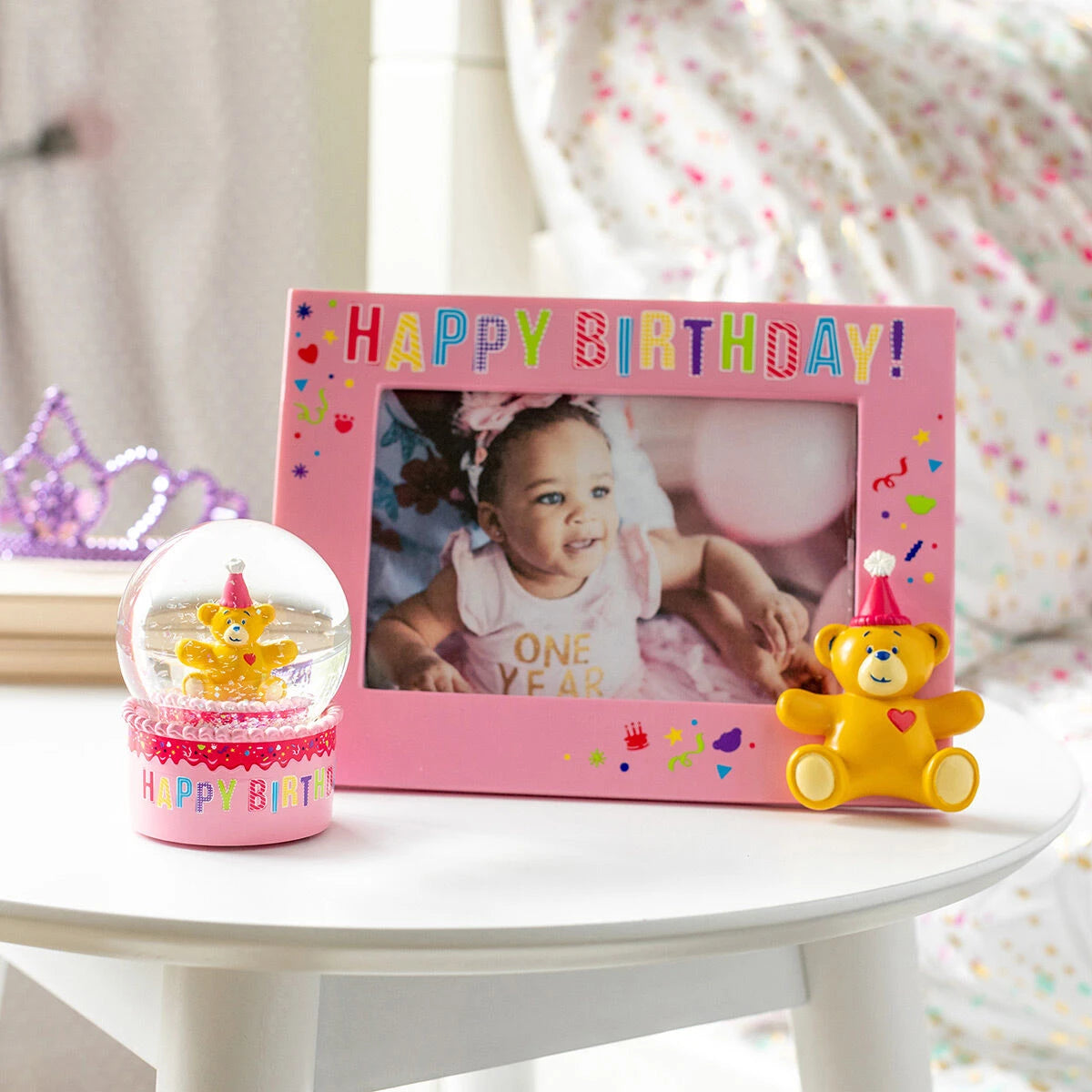 Build-A-Bear® Happy BEARthday! Pink Photo Frame - US 6590