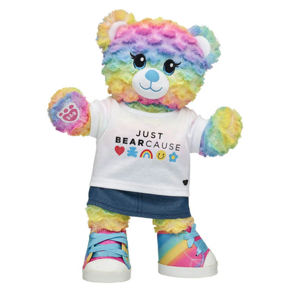 Rainbow Party Teddy Bear "Just Bearcause" Gift Set | Build-A-Bear® - US 2288