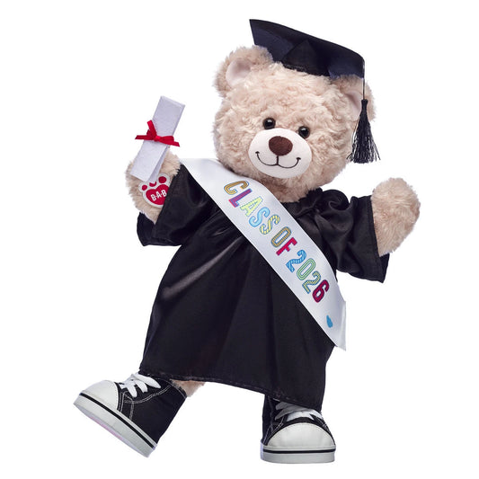 Happy Hugs Teddy Bear Class of 2026 Graduation Gift Set | Build-A-Bear - US 4076