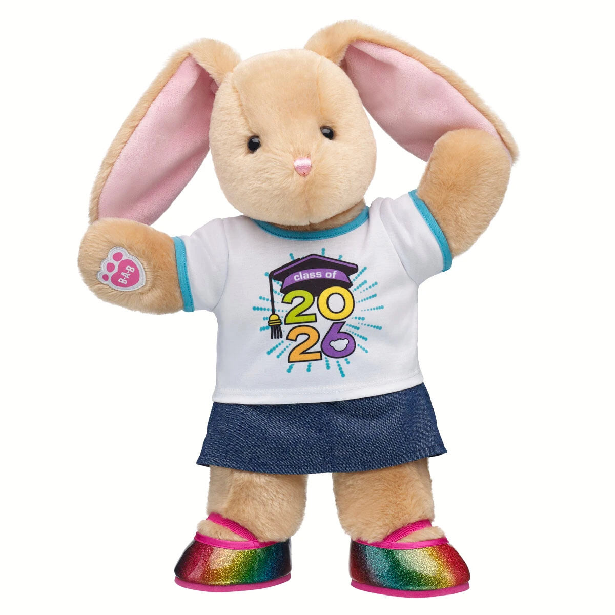 Pawlette Bunny Plush Class of 2026 Graduation Gift Set | Build-A-Bear - US 7415