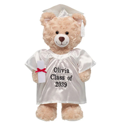 Personalized Embroidered White Graduation Set | Build A Bear - US 9790