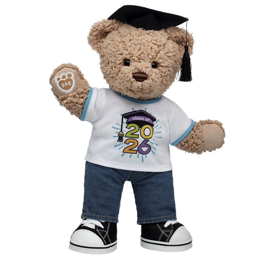 Timeless Teddy Bear Class of 2026 Graduation Gift Set | Build-A-Bear - US 5234