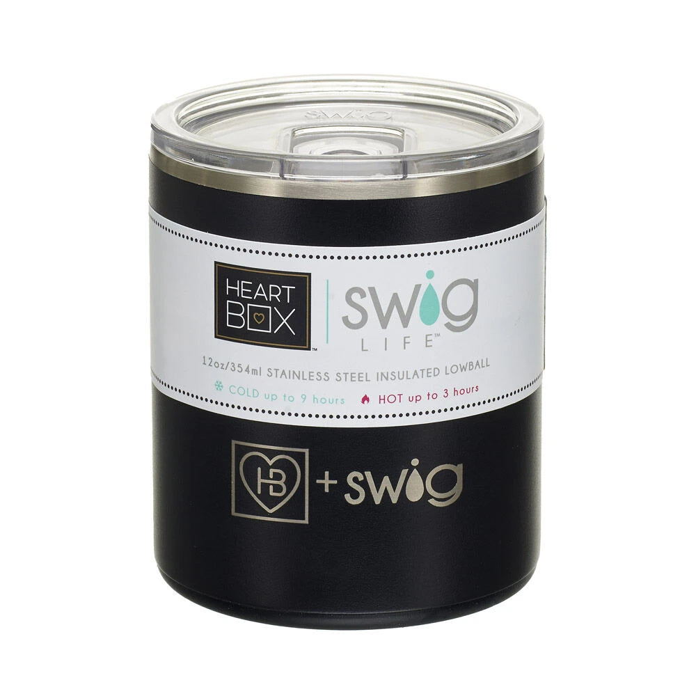 12 oz. HeartBox x Swig Life Stainless Steel Insulated Lowball | Build-A-Bear® - US 6991