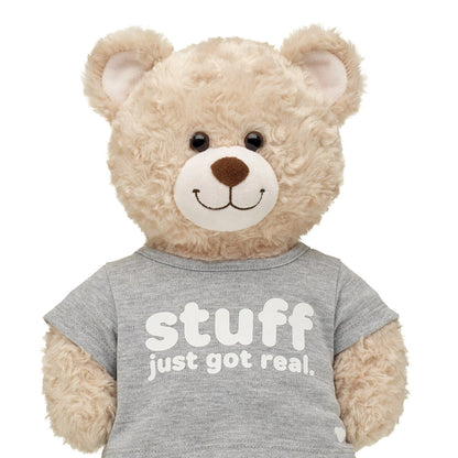 "Stuff Just Got Real" T-Shirt for Plush Toys | Build-A-Bear® - US 5120