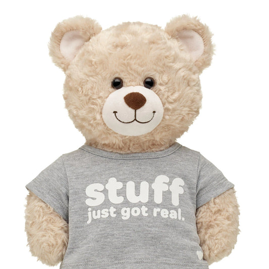 "Stuff Just Got Real" T-Shirt for Plush Toys | Build-A-Bear® - US 5120