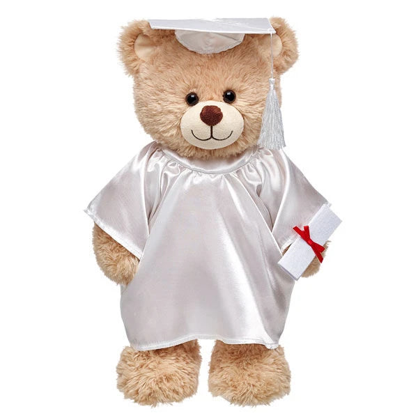 White Graduation Set 4 pc. for Stuffed Animals | Build-A-Bear® - US 8233