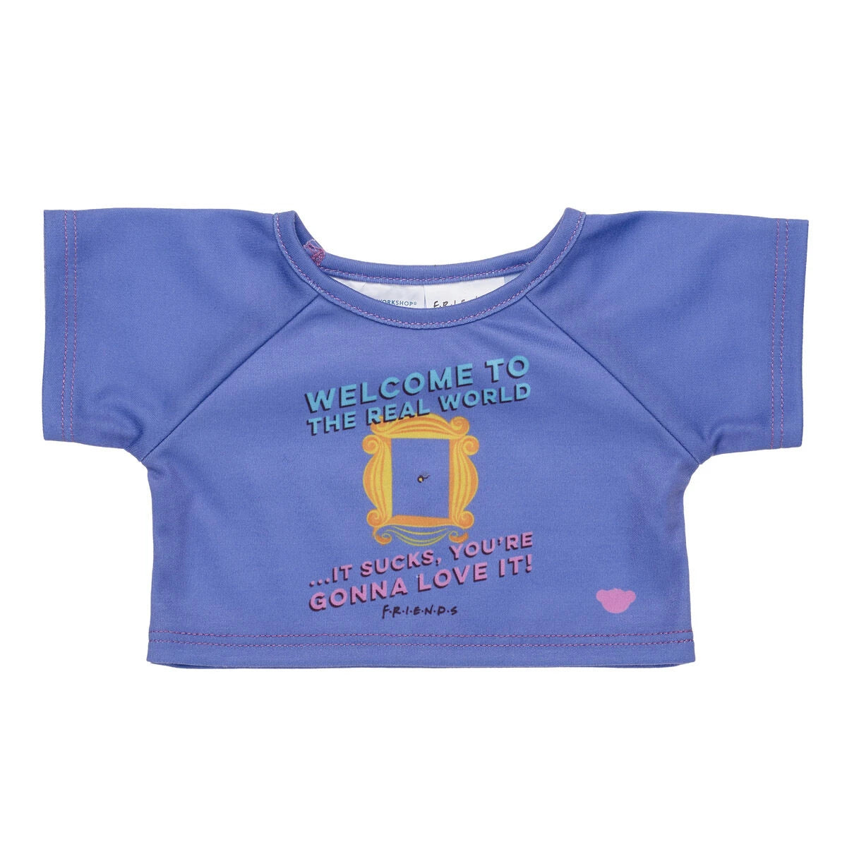 FRIENDS TV Show "Welcome to the Real World" T-Shirt for Stuffed Animals | Build-A-Bear® - US 1847