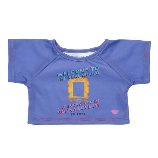 FRIENDS TV Show "Welcome to the Real World" T-Shirt for Stuffed Animals | Build-A-Bear® - US 7610