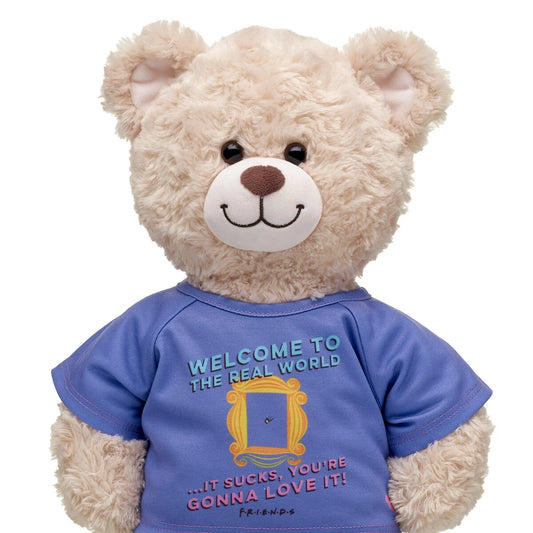 FRIENDS TV Show "Welcome to the Real World" T-Shirt for Stuffed Animals | Build-A-Bear® - US 1847