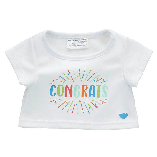 Congrats Plush Toy T-Shirt | Build-A-Bear® - US 1843