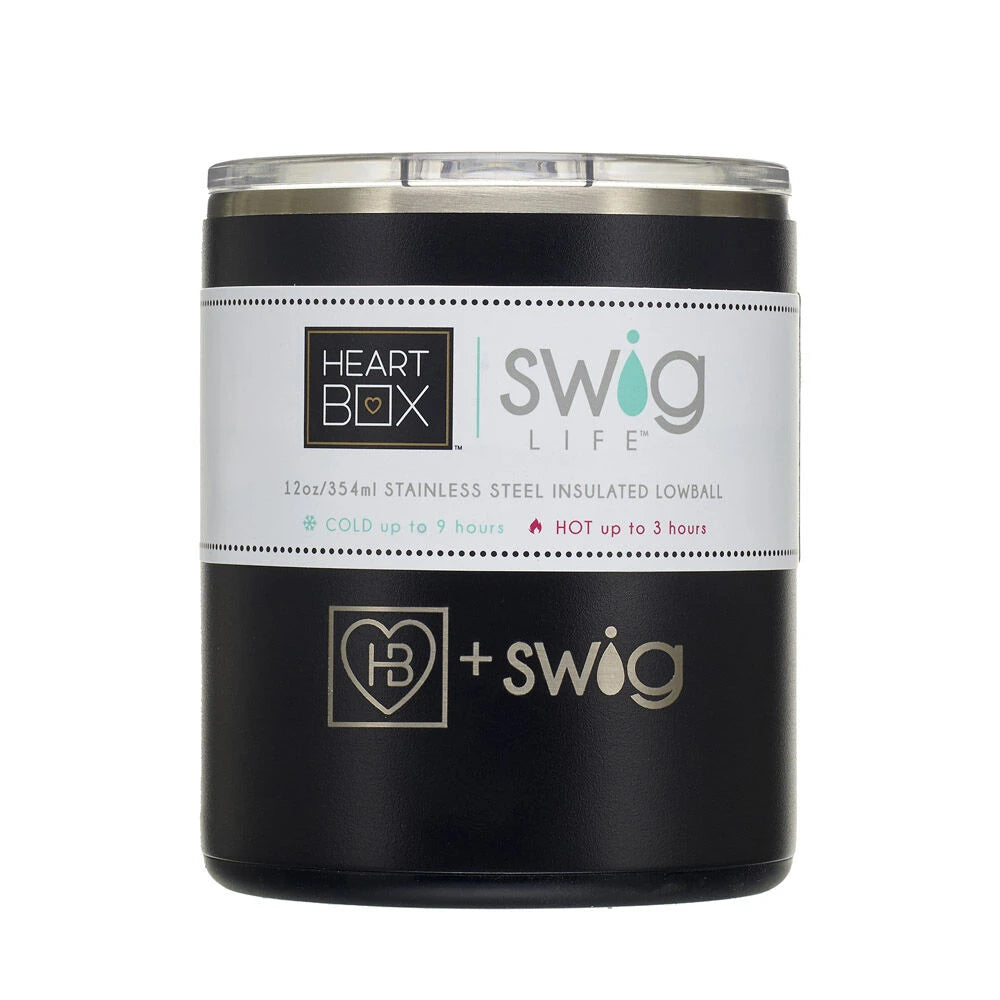 12 oz. HeartBox x Swig Life Stainless Steel Insulated Lowball | Build-A-Bear® - US 6991
