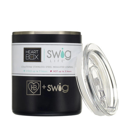 12 oz. HeartBox x Swig Life Stainless Steel Insulated Lowball | Build-A-Bear® - US 6991