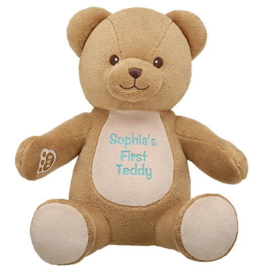 Embroidered Baby Brown Teddy Bear | Build-A-Bear® - US 7127