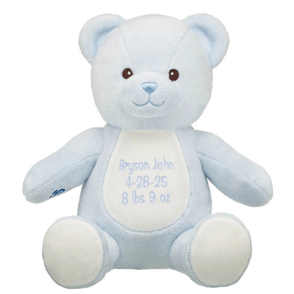 Embroidered Baby Blue Teddy Bear | Build-A-Bear® - US 1119