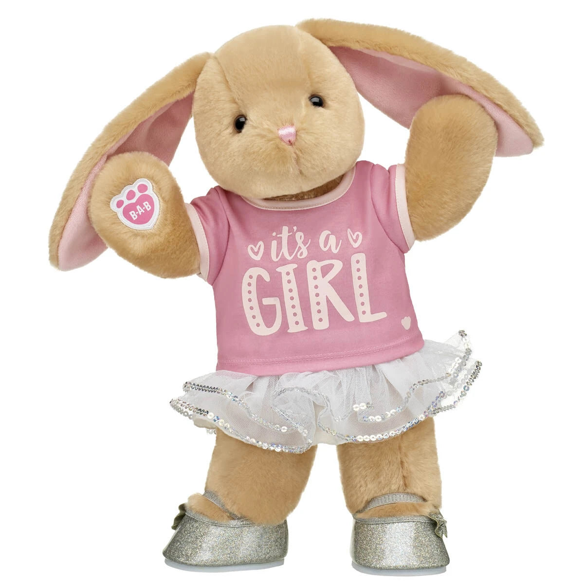 Pawlette™ Bunny Plush "It's a Girl" Gift Set | Build-A-Bear® - US 6283