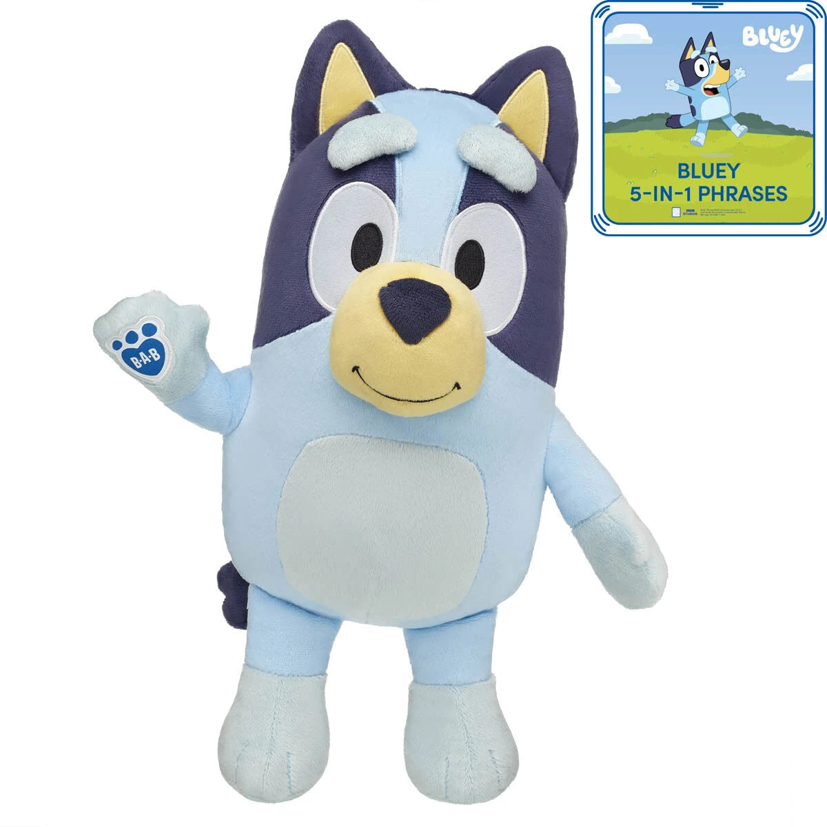 Bluey Sound Effects Talking Stuffed Plush | Build-A-Bear® - US 2235