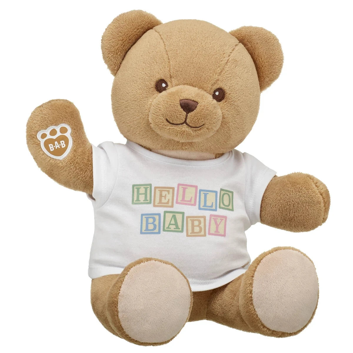 Baby Brown Teddy Bear "Hello Baby" Gift Set | Build-A-Bear® - US 3033