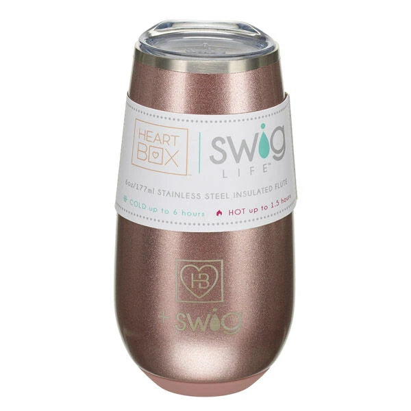 6 oz. HeartBox x Swig Life Stemless Flute | Build-A-Bear® - US 7855